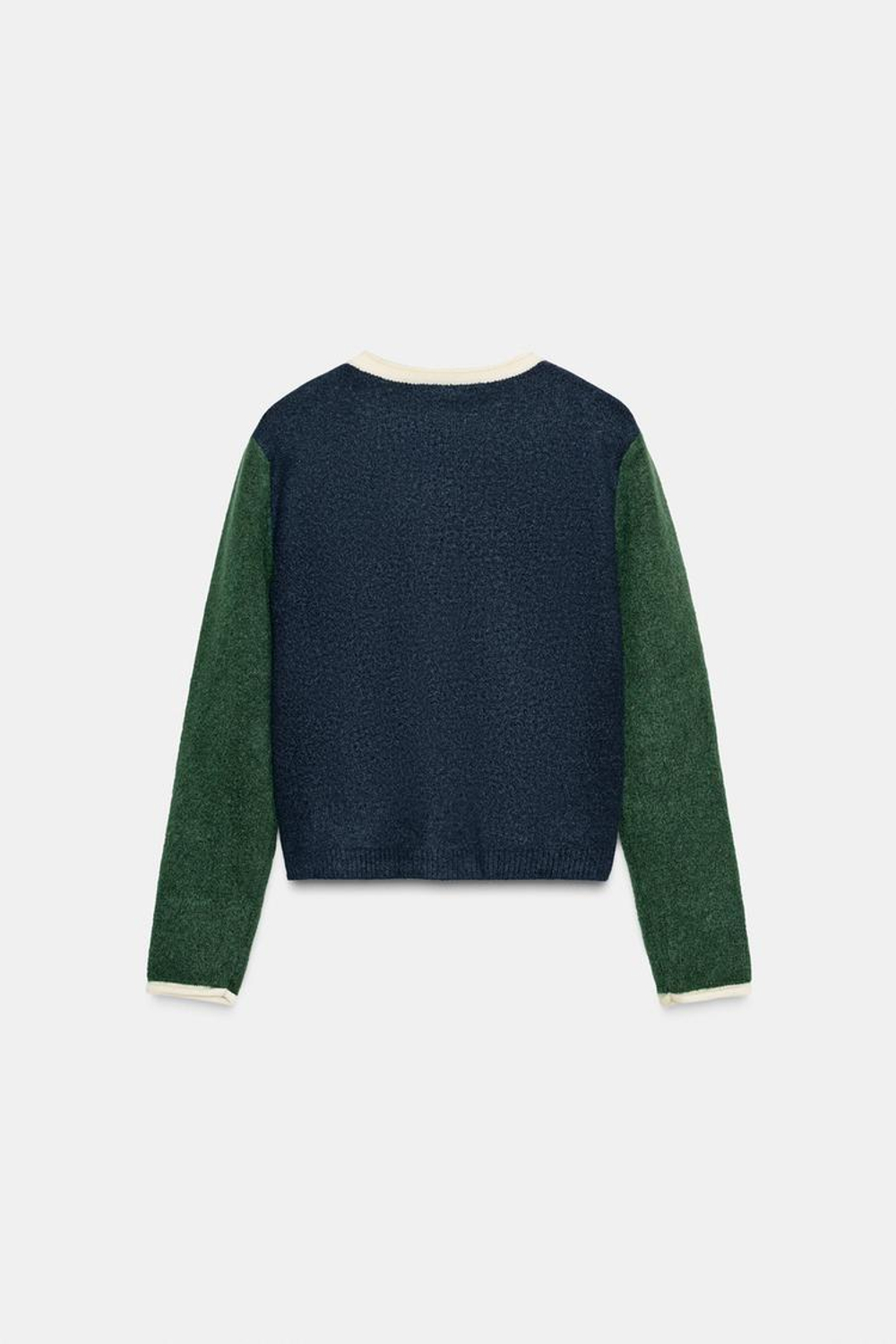 ZARА КАРДИГАН В СТИЛЕ КОЛОР-БЛОК, РАЗНОЦВЕТНЫЙ