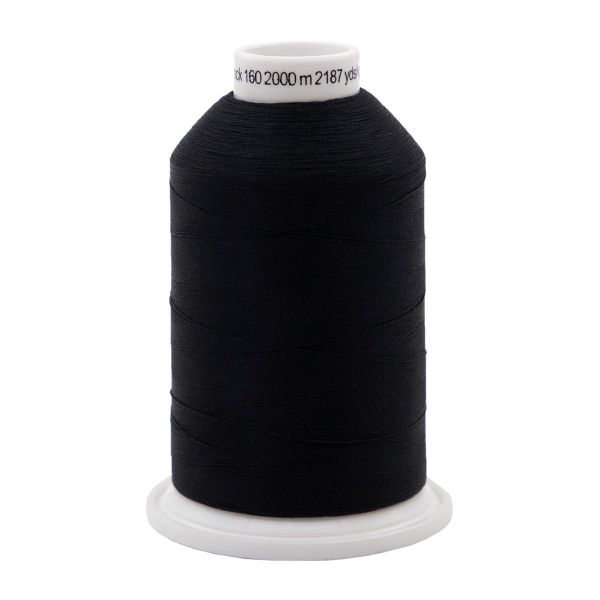 Нить текстурированная Gutermann Bulky-Lock 160 (2000 метров), 5 кат. | _000 черный