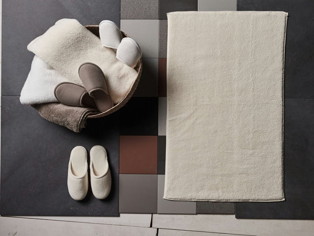 Коврик 40x60 Hamam Still Organic ivory слоновая кость