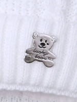 Шапка для новорожденных вязаная на осень