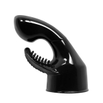 Черная насадка для wand-вибратора 10,5см Baile BI-014349