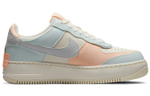 Nike Air Force 1 Low Shadow wear-resistant non-slip low-top sneakers women's light blue powder