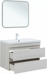 Тумба с раковиной Aquanet Нота New 334206 100 дуб холден