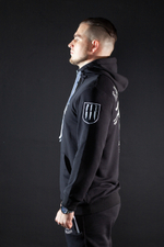 Худи на молнии Варгградъ мужская чёрная "Волколак" без начёса (Сказки тёмной стороны)