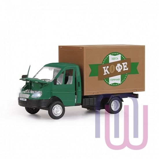 МОДЕЛЬ МАШИНЫ 1/28 ГАЗЕЛЬ-БИЗНЕС КОФЕ