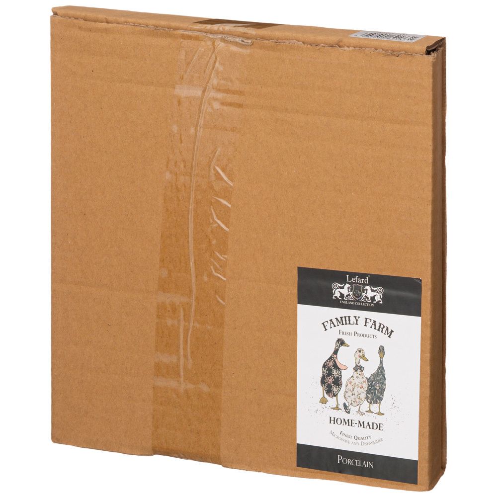 БЛЮДО С РУЧКАМИ LEFARD "FAMILY FARM" КВАДРАТ. 25,5*18*4 СМ (КОР=18ШТ.)