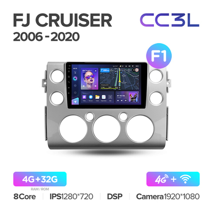 Teyes CC3L 9"для Toyota FJ Cruiser 2006-2020