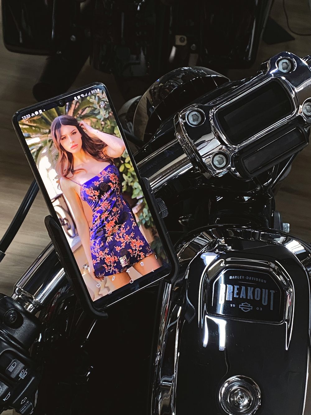 Мото держатель R9W / Черный