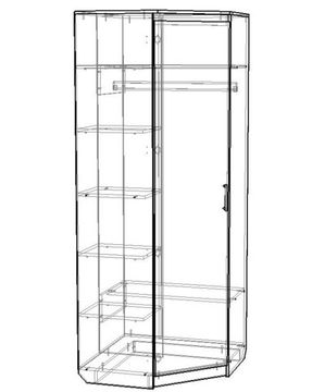 Шкаф угловой ВЕНА левый