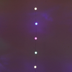 Гирлянда для дома ЗАНАВЕС «Жемчужина» ш3* в1 м 100 ламп LED, прозр. пров, 8 реж,IP-40, Мультицвет (возможность соединения)