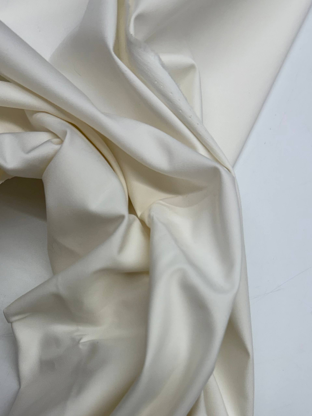 Хлопок с эластаном белый