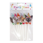 Топперы «Котики» фотографичные 14,5 см, 6 шт