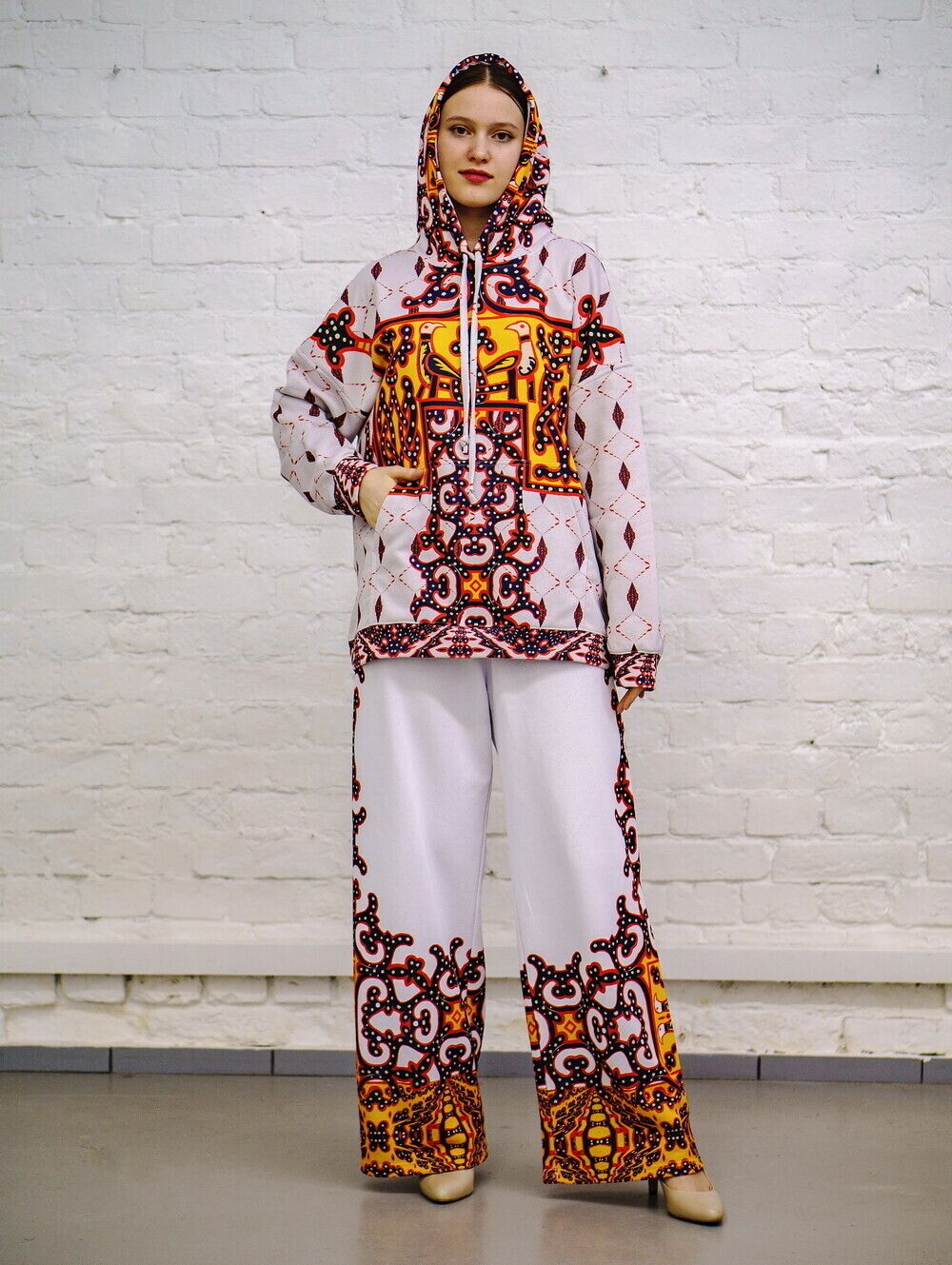 Комплект (худи и брюки) "Славянские узоры"