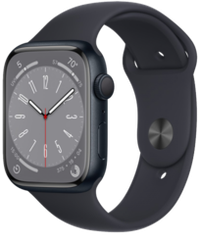 Apple Watch Series 8 41 мм, корпус из алюминия цвета «тёмная ночь»