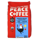 Peace Coffee, органическая французская обжарка, молотый, темная обжарка, 340 г (12 унций)