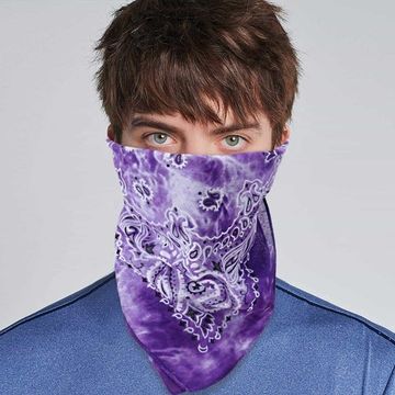 Бандана Тай-дай фиолетовая