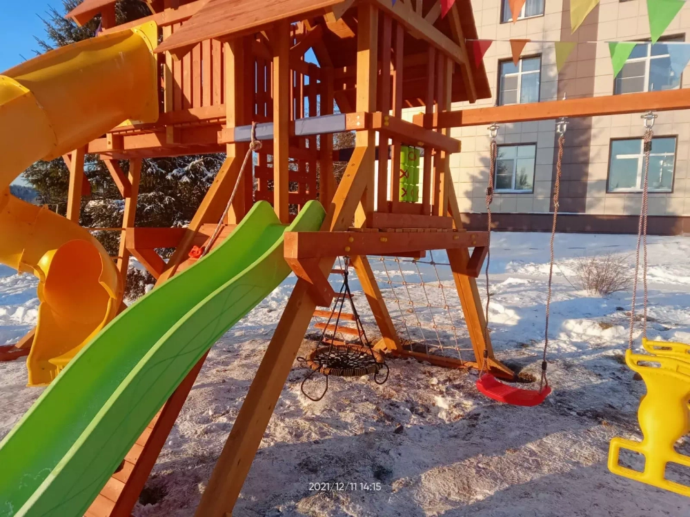 Деревянный игровой комплекс Савушка Lux - 14