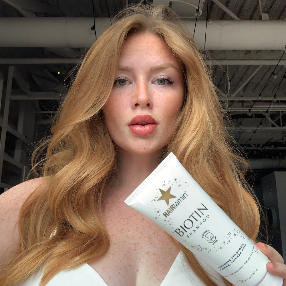 HAIRtamin, Биотиновый шампунь, растительная смесь, 207 мл (7 жидк. Унций)