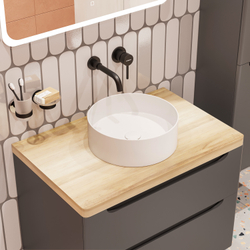 Смеситель для раковины STWORKI Эстерсунд S31040BK С ВНУТРЕННЕЙ ЧАСТЬЮ, черный