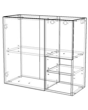 Шкаф  кухонный  ТОКИО-113-745-500-300 /800*720*323/