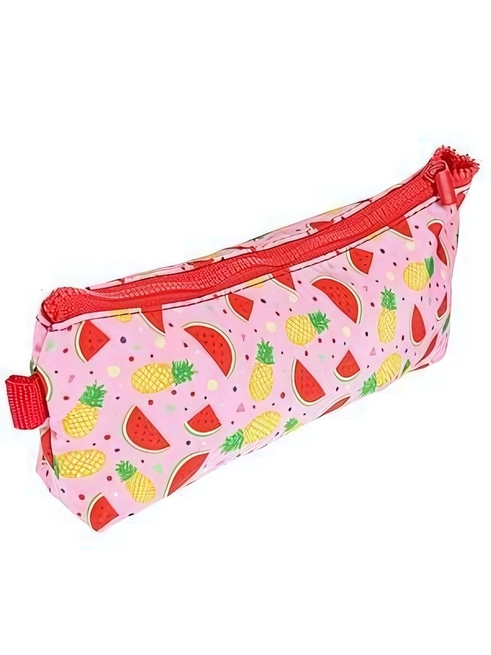 Пенал-косметичка "Арбузы и ананасы" (ПН-0633) (полиэстер) (Проф-пресс)