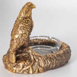 Пепельница Соколиная охота Бронза