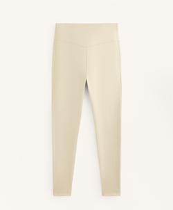 OYSHO Легинсы Evermove с высокой посадкой и длиной до щиколотки, светло-бежевый меланж