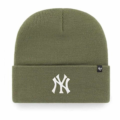 Кепка 47Brand MLB New York Yankees Haymaker '47 Cuff Knit Green Cap