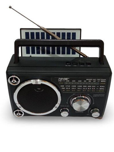 Радиоприемник с MP3 плеером Bluetooth +Solar panel NS-7032S