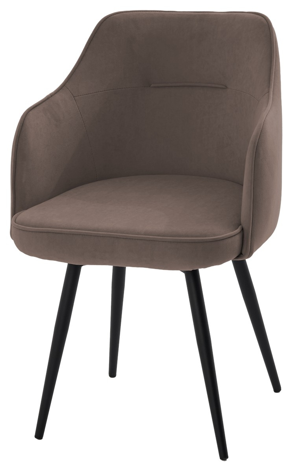 Стул ЛОРИС 360 град. поворот. B5 Капучино, велюр / черный каркас, М-City