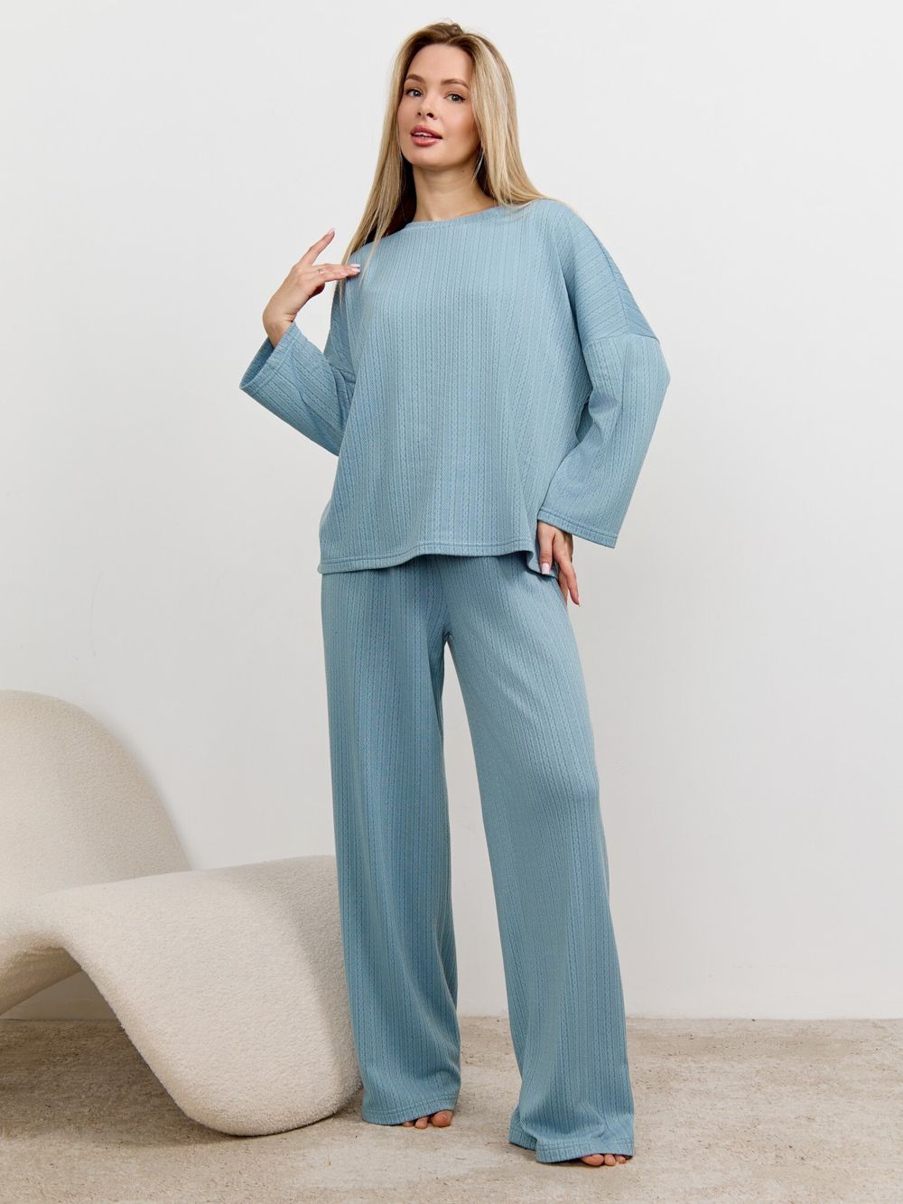 Костюм Материя-1 Виотекс СЕРО-ГОЛУБОЙ