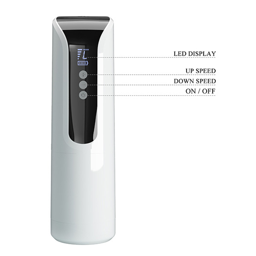 Автоматический вибромастурбатор 27,8см с ротацией Pretty Love Kahleah Thrusting & Rotating Masturbator BM-00900T98