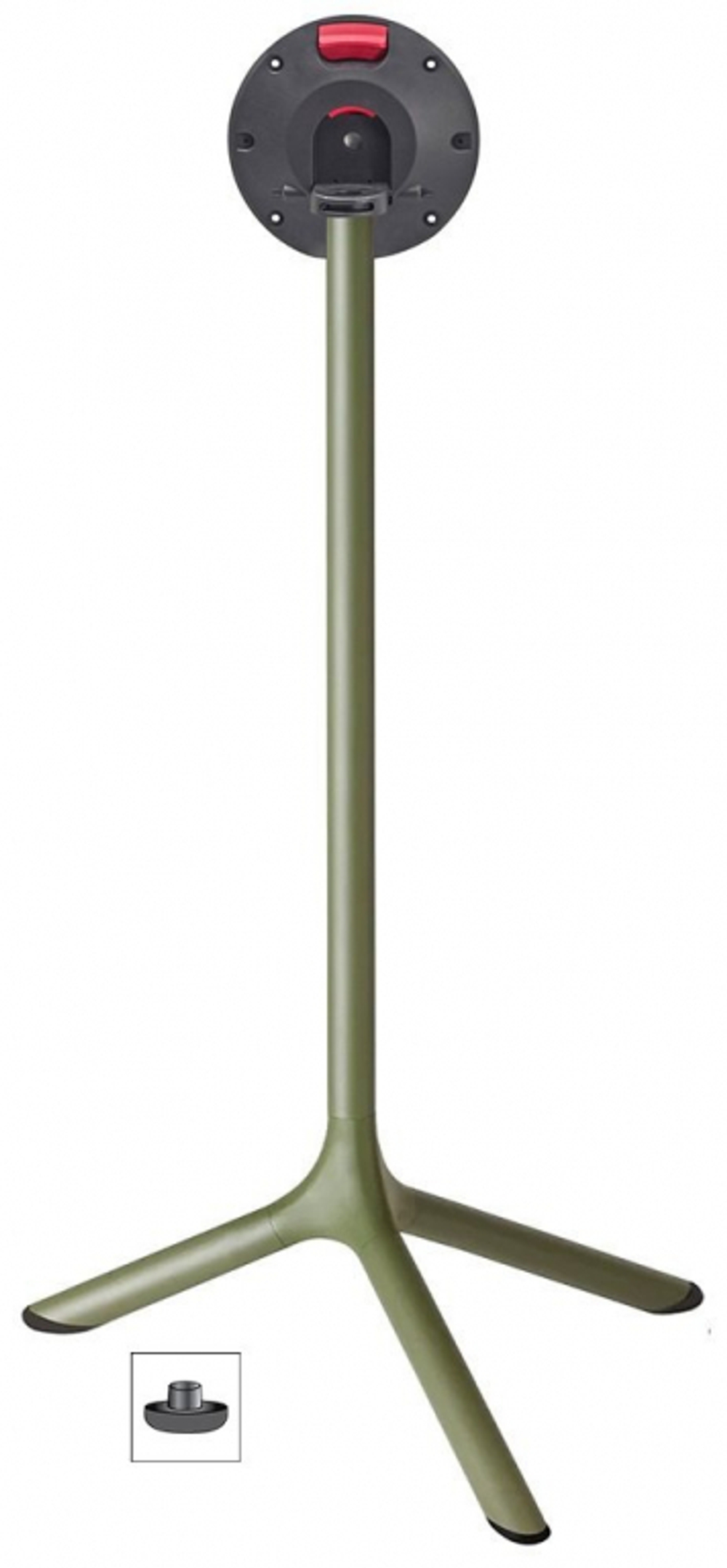 Стол ламинированный барный складной Scab Design Tripe Folding, оливковый, антрацит