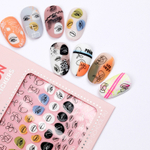 Charmicon 3D Silicone Stickers №125 Губы и глаза