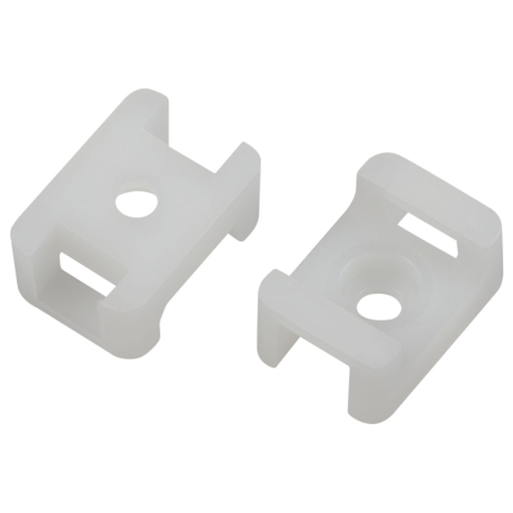 Площадка монтажная ЭРА NO-225-313 22х16 мм белая М4 под хомуты шириной до 10 мм 10 шт