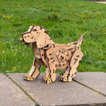 Сборная деревянная модель «Механический щенок Puppy» (EWA)