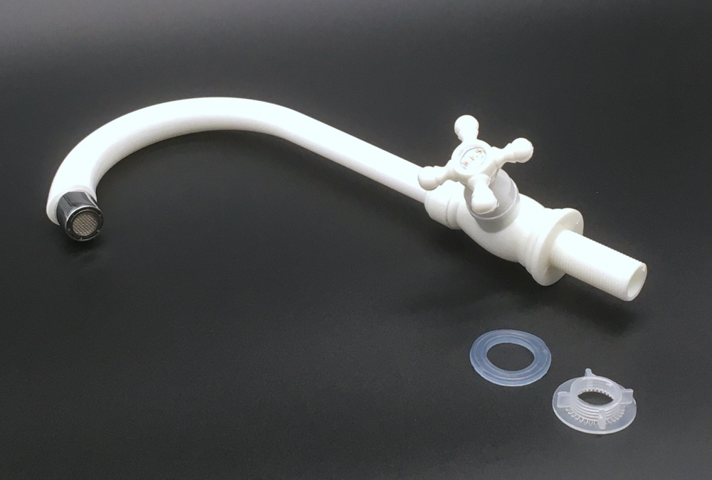 Кран МОНО пластик крест DK  (100/1шт)