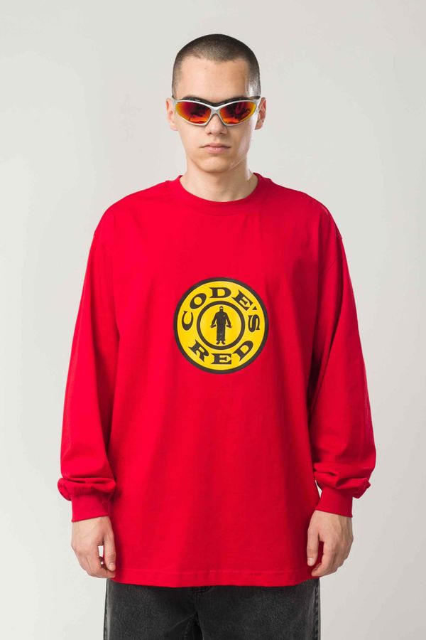 Лонгслив Oversleeve Gym Code красный - фото 1