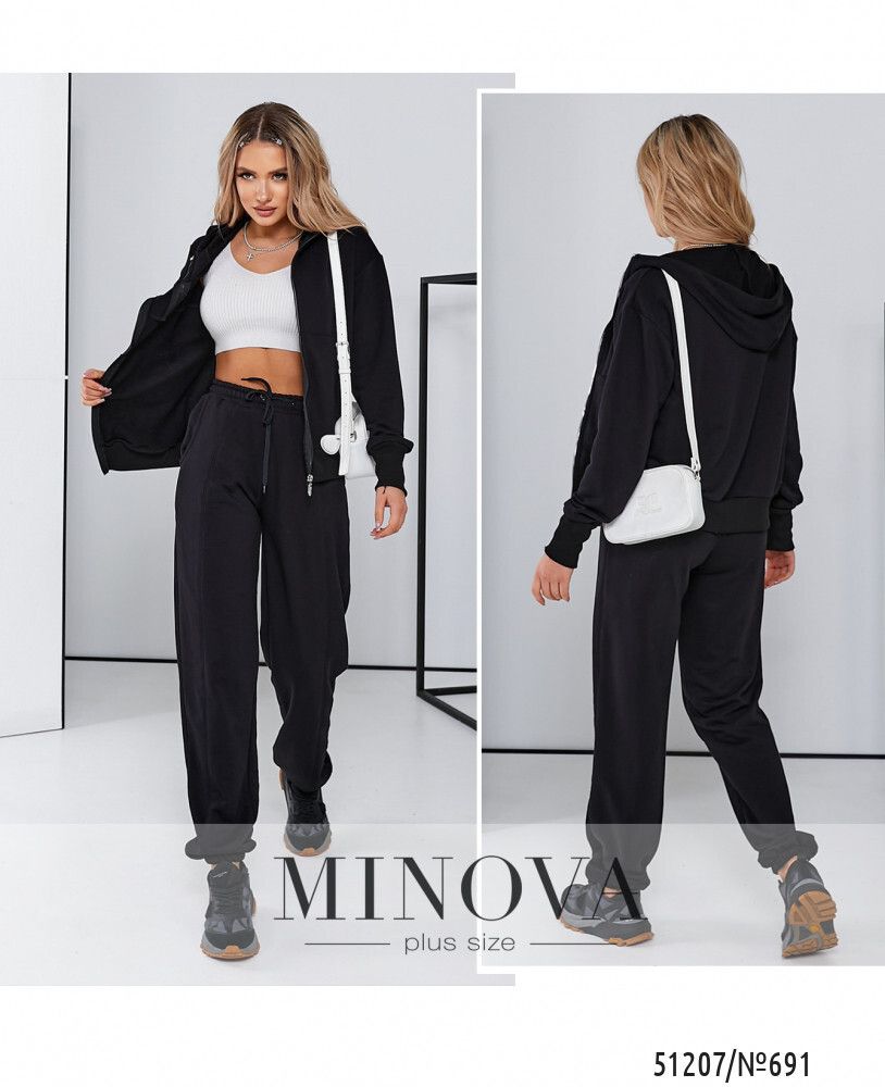 Костюм 691-черный Minova