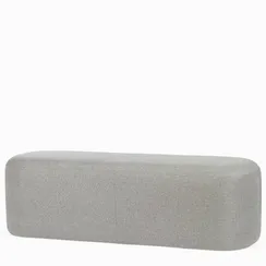 Пуф Pawai Low 120х38 см, светло-серый