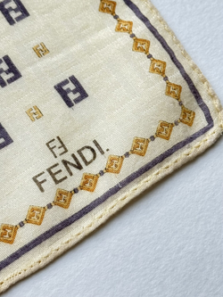 Платок светло-жёлтый Fendi