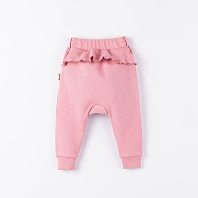 Ruffled leggings 3-18 months - Rose