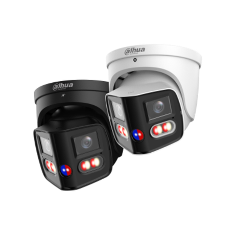 DH-IPC-PDW31259P-A180-E2-AS-PV-0280B Уличная купольная IP-видеокамера с ИИ и активным сдерживанием
