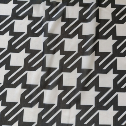 Сетка-утяжка с принтом, гусиная лапка