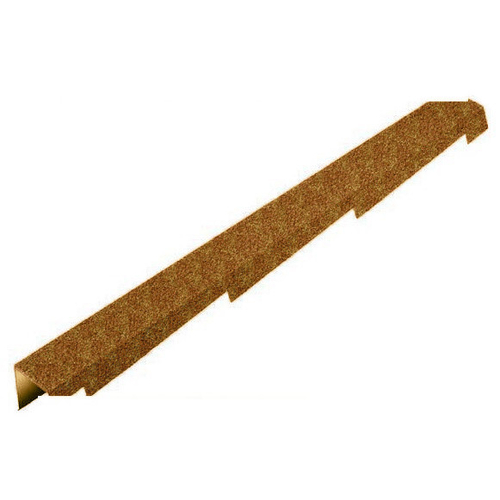 Планка торцевая Metrotile Терракот-желтая левая