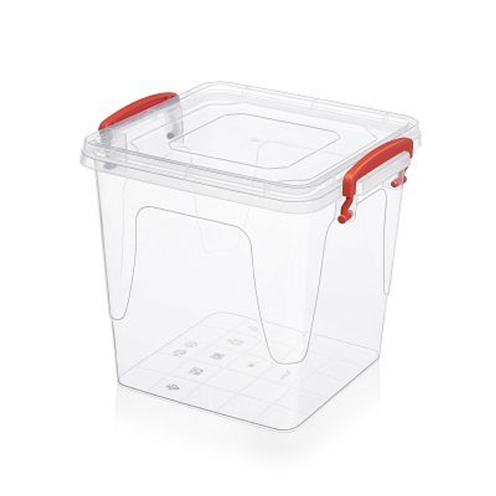 Контейнер Fresh box 3,7л  квадрат прозрачный