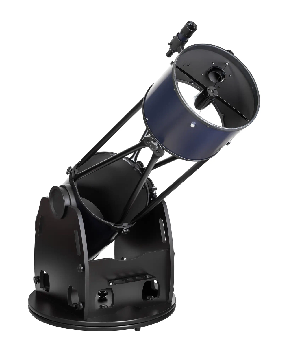 Телескоп Добсона Levenhuk New Skyline PRO 12" (300/1525) Retractable - вид сбоку сзади, открытая конструкция