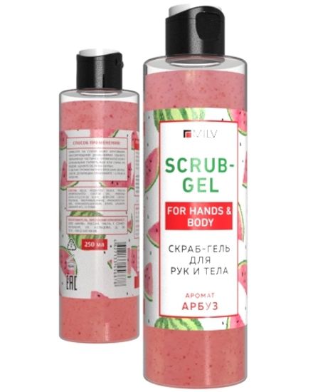 Скраб-гель для рук и тела «Арбуз». 250 мл.