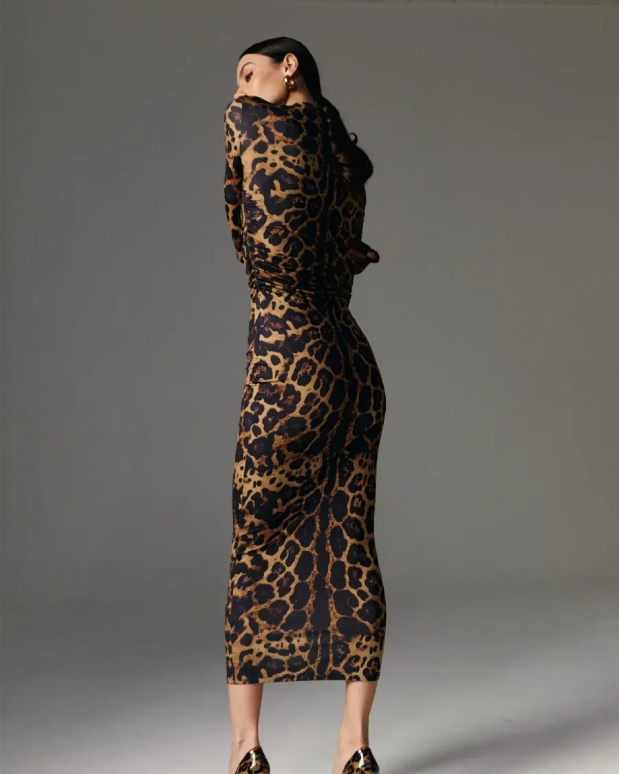 Платье Passion maxi, Коричневый