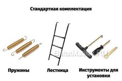 Детский батут для дома с сеткой диаметр 12 фт внутренняя сетка